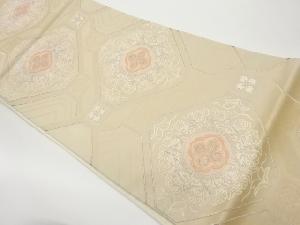 蜀江文に華文模様織出し袋帯